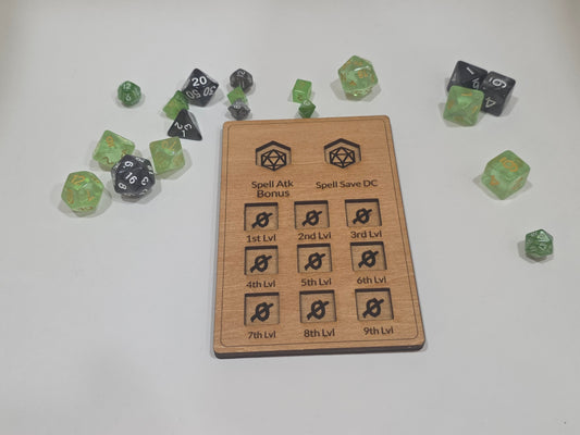 Spell Slot tracker Dungeons and Dragons