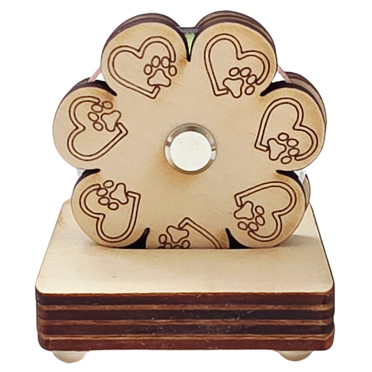 Thread Cutter Heart Paw Print