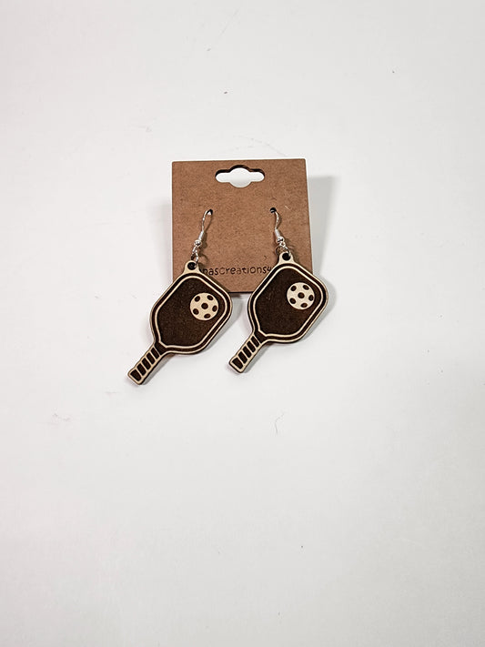 Pickleball Dangle Earrings