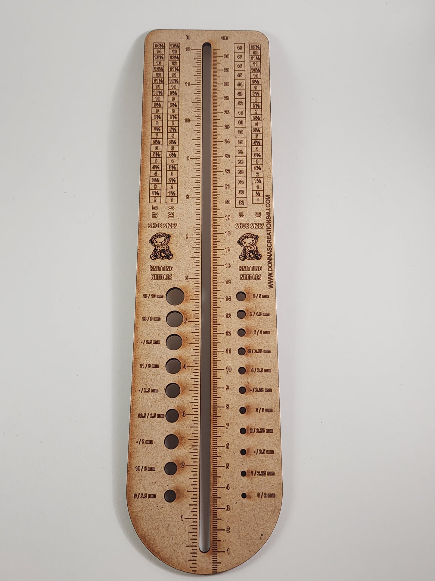 Knitting Sock Ruler
