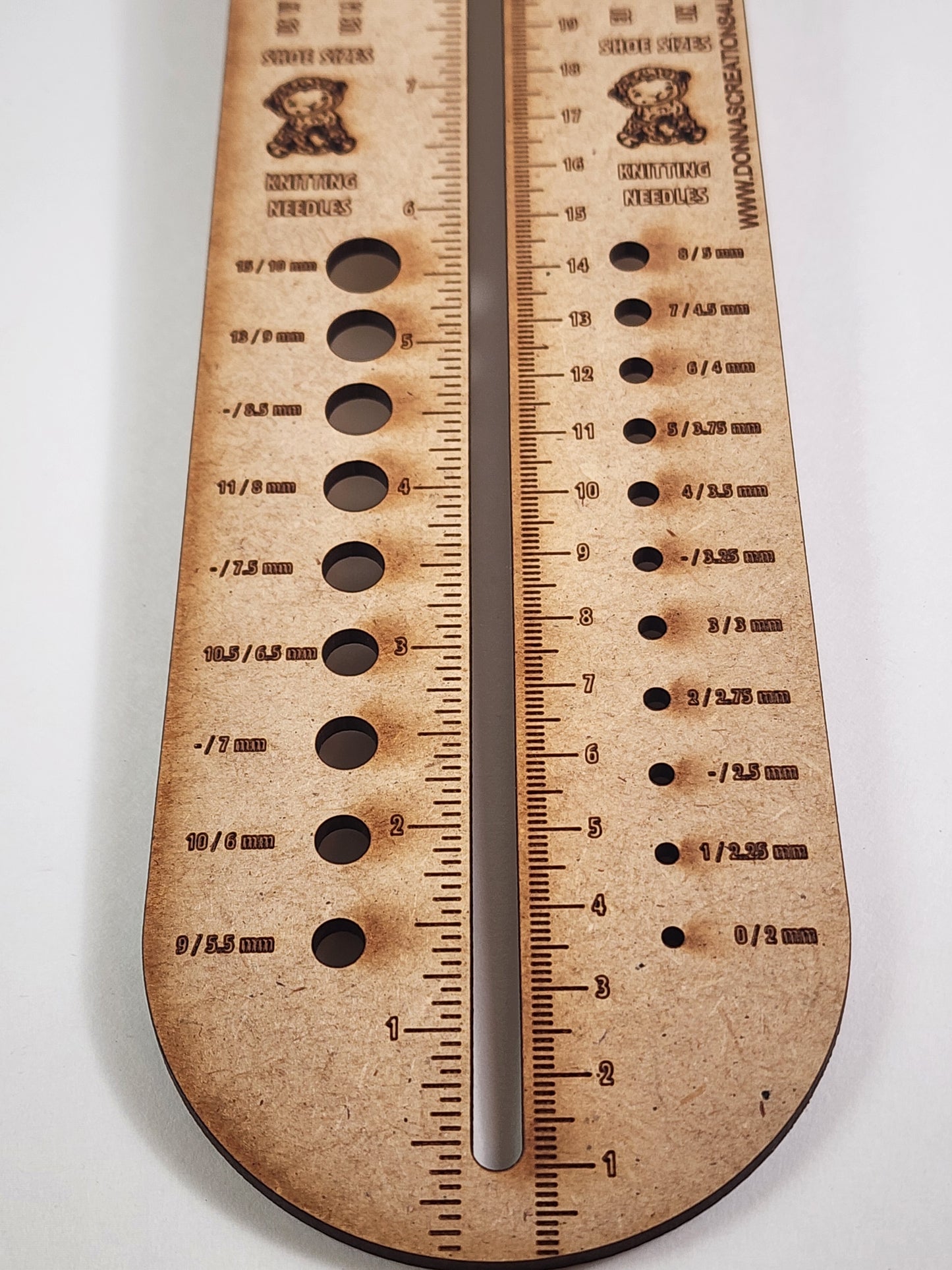 Knitting Sock Ruler