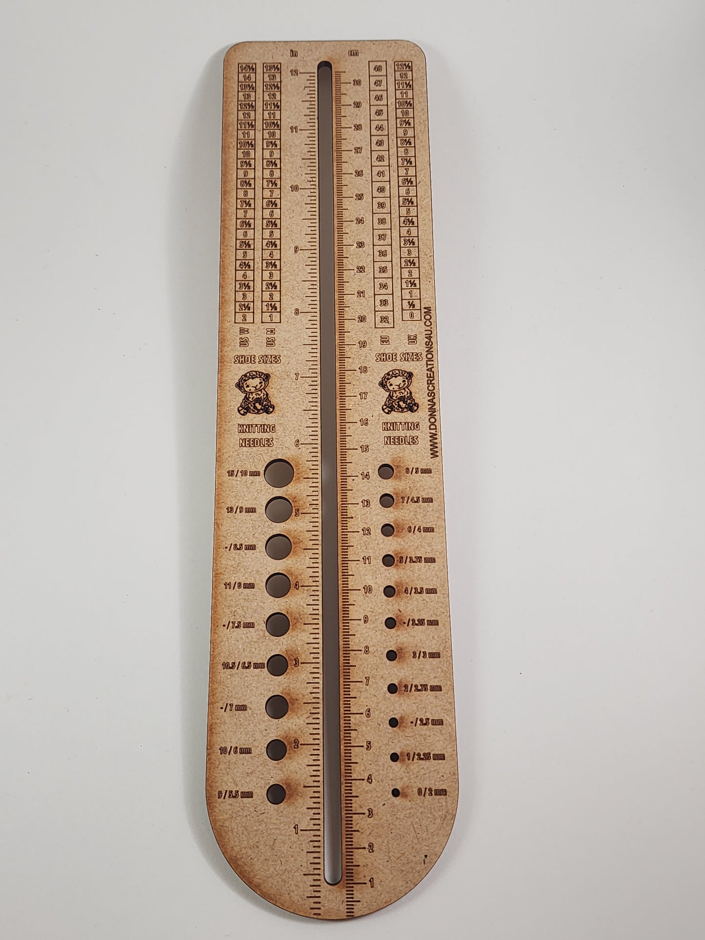 Knitting Sock Ruler