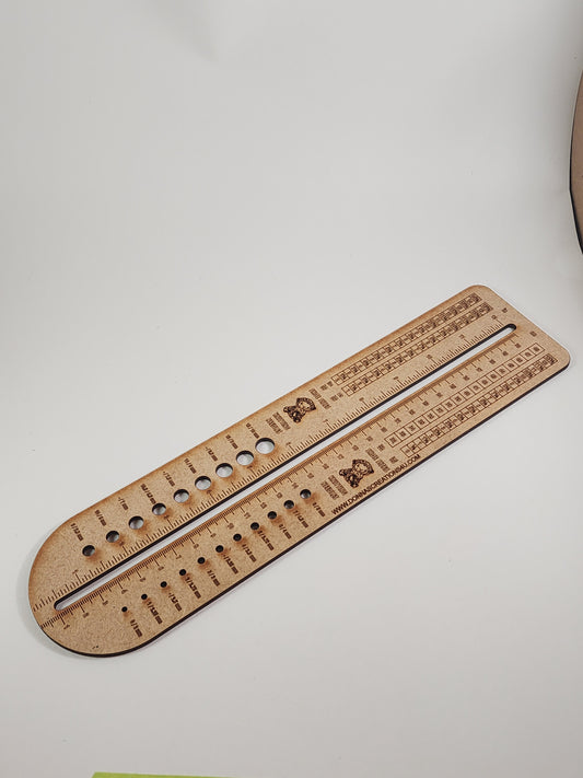 Knitting Sock Ruler