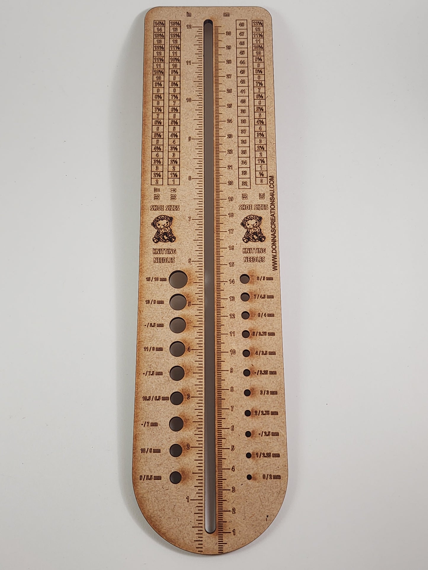Knitting Sock Ruler