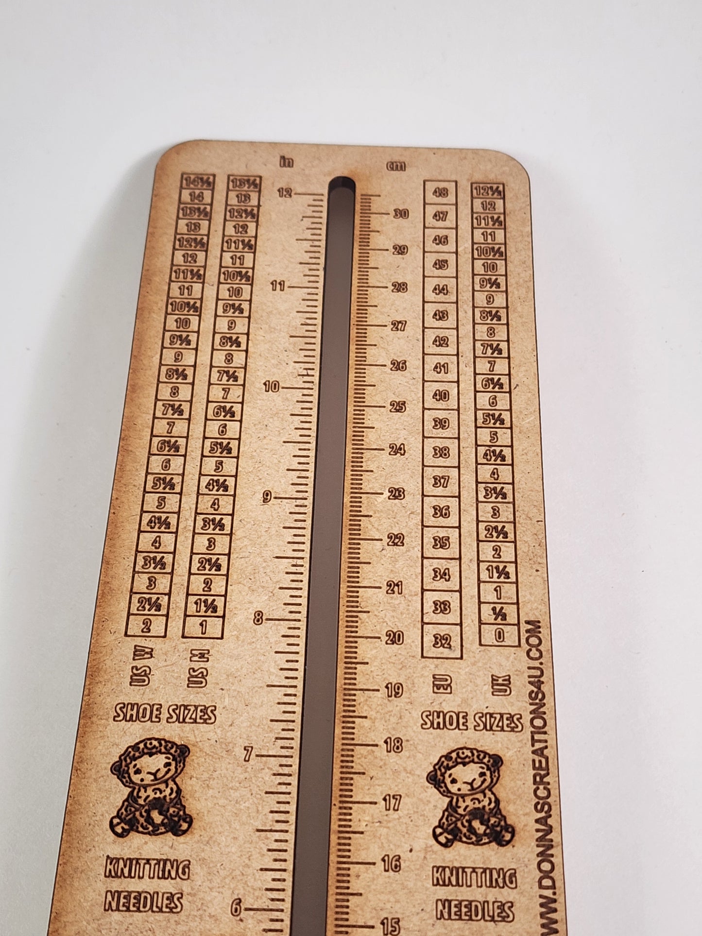 Knitting Sock Ruler